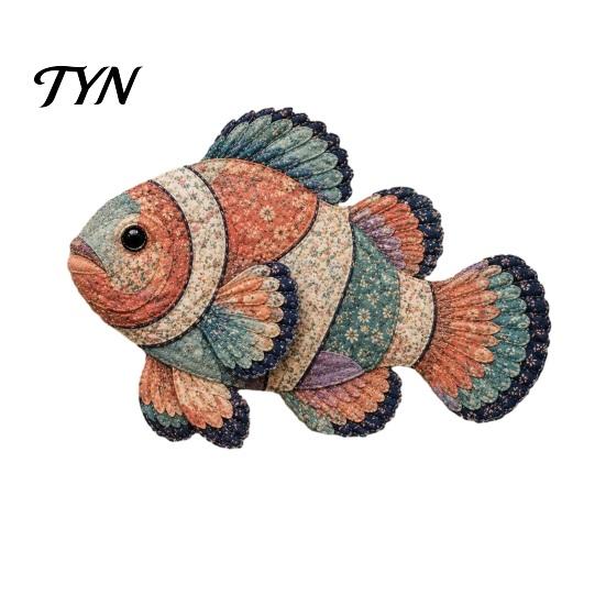 Family Craft Night Activities Ocean Animal Patchwork Kit, DIY Fabric Sewing Handmade Material Package Sea Turtle Octopus Kit for Adults, Home