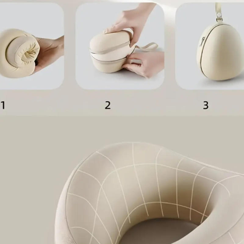 U-образная наволочка для подушки, сумка для хранения, коробка для подушки из пены с памятью, наволочка для подушки для шейных позвонков, дорожный портативный кемпинг, EVA чехол для переноски