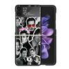 Чехол для телефона The Vampire Diaries Сальваторе Прозрачный для Samsung Z Flip 7 6 5 4 3 Galaxy ZFlip7 ZFlip6 ZFlip5 ZFlip4 ZFlip3 5G Печать C