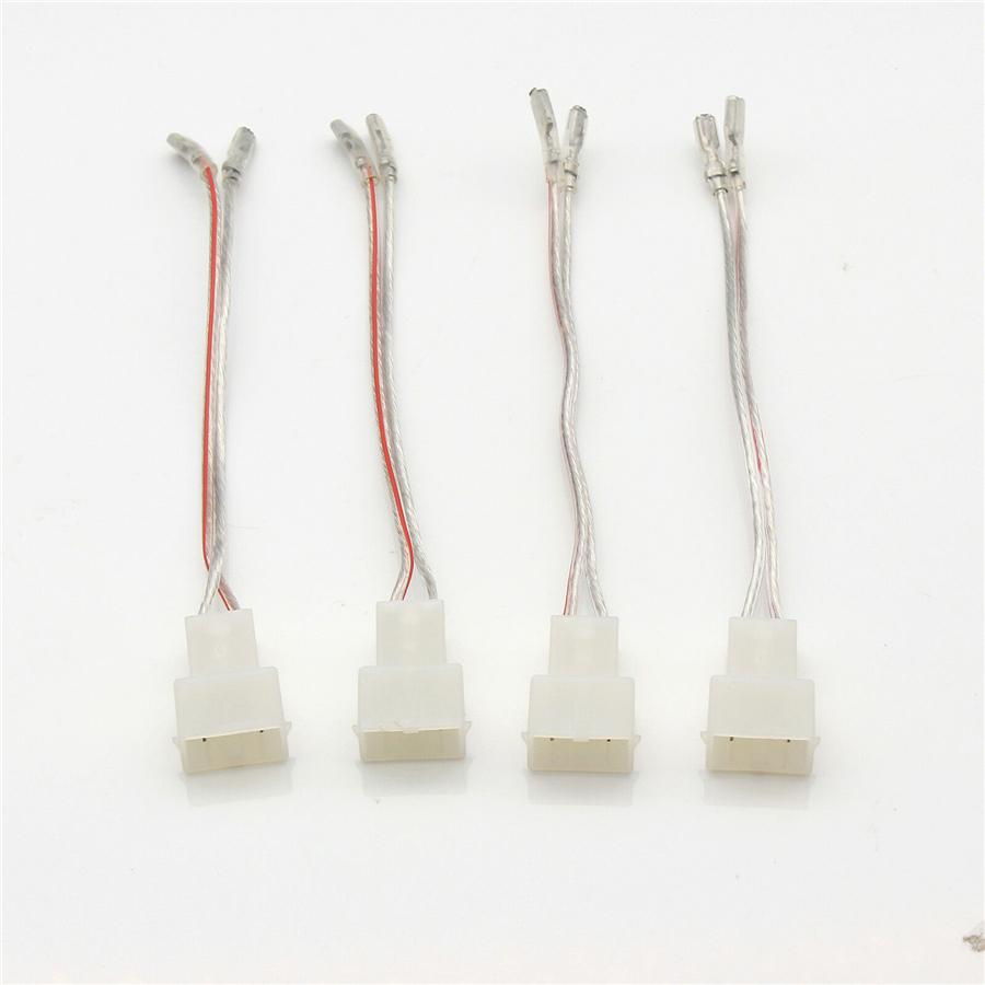 2 пары переходных пластин для динамиков 6,5" для Honda с жгутом