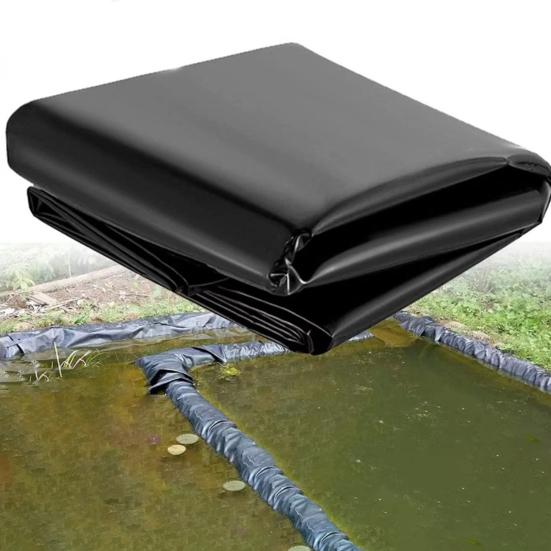 Облицовка для пруда Гибкая, легко режущаяся защитная мембрана для бассейна Долговечная, устойчивая к разрыву подкладка для рыб