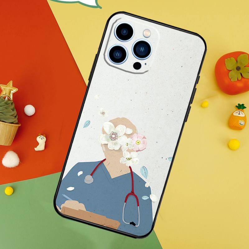 Медицинский чехол для медсестры, чехол для здоровья, чехол для iPhone 15 16 11 13 12 14 Pro Max Mini X XR XS 7 8 Plus, задняя крышка, корпус