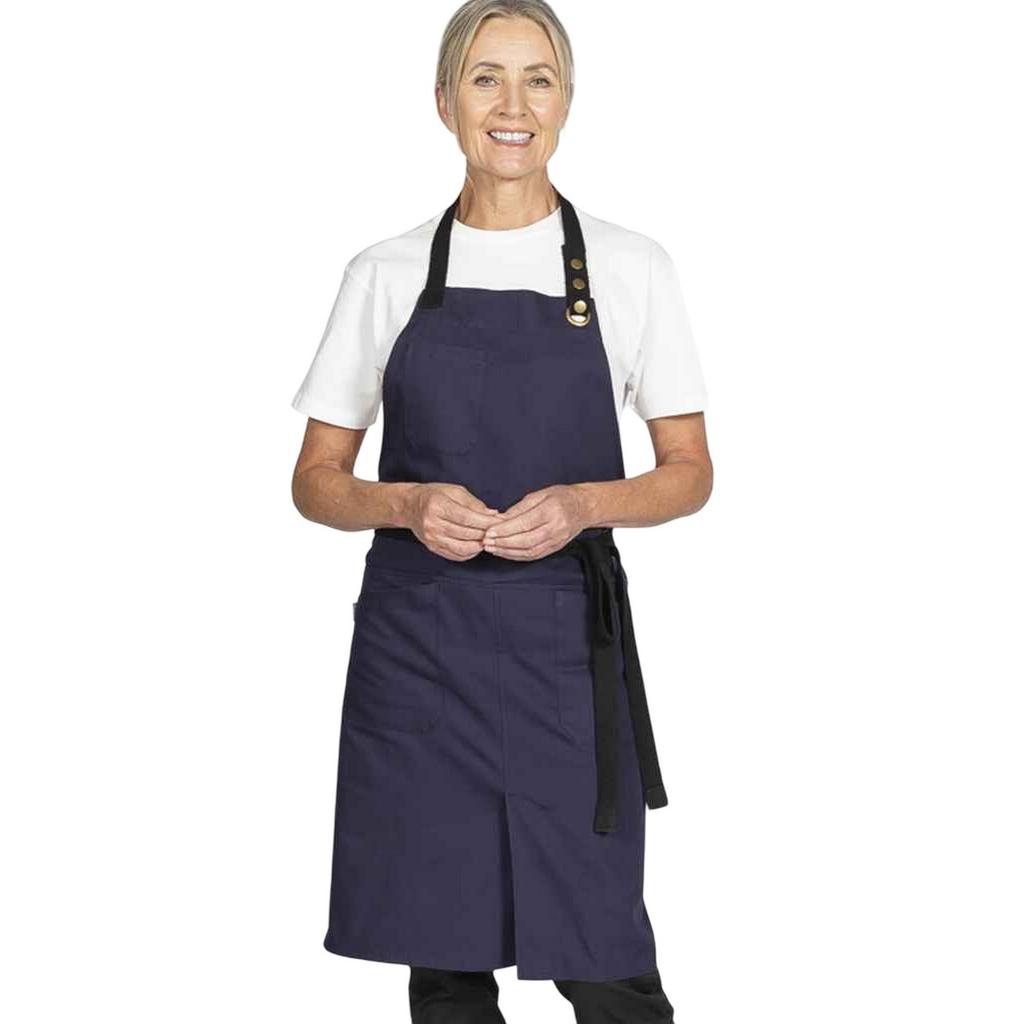 Dennys Canvas Front Slit Bib Apron