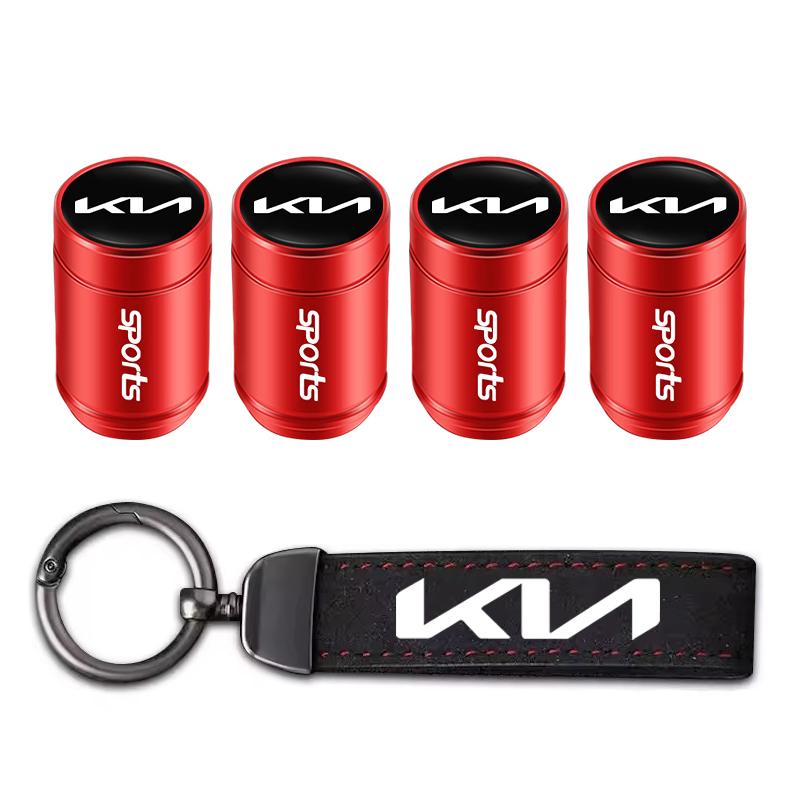 Car Tire Wheel Valve Cap Cover/Car Key Chain Ring Keychain for Kia Sportage Niro Morning Optima K7 K5 K8 K3 K9 Cerato Venga VG4
