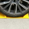 Garage Car Parking Mat Anti-Skid Rubber Parking Mat High Visibility Wheel Stabilizer Guides Stops For Automotive Sedan SUV Golf