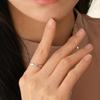 BELLOOGGI Grooved oval ring