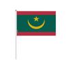 Drapeau - Mauritanie - Mini - 20 X 30 Cm - Polyester - Recto/Verso