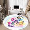 1 шт. Круглый ковер My Little Pony для офиса, под офисные стулья, спальни, гостиной, домашний декор  a1022163