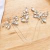 3pcs Handmade Rhinestone Hairpin Sparkling Women Tiara Stylish Bride Hair Accessories  Girl