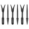 PATIKIL Mini Garden Hand Succulent Transplanting 6 Digging Tools for Bonsai Care and Black Tools, Pieces, Digging, Planting, Wiggling, DIY,