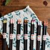 1 Pairs Japanese Flower Pattern Pointed Chopsticks Smooth Wax-free Wood Polka Dot Chopsticks Chinese Family Restaurant Banquet Use Serving Chopsticks