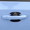 4PCS Car Door Handle Protection Sticker Emblem Styling For Citroen C1 C3 C4 C5 C6 2CV VTS Picasso Cross Cactus RD3 C4L DS3 DS4 5