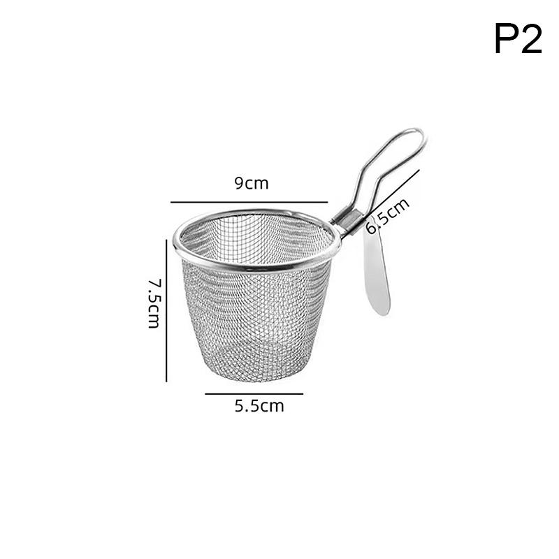 Stainless Steel Mesh Net Strainer Basket Colander Pot Boil Food Colander To Strain Rinse Fry Steam Cook Vegetables Pasta