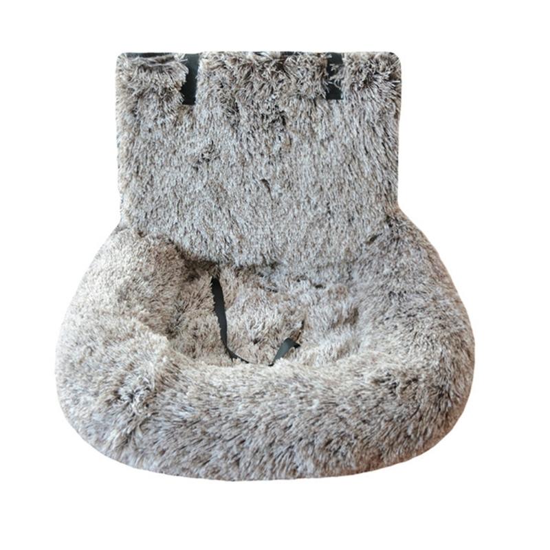 Furry Warm Dog Bed for Car Seat Soft Cushion Pet Bed For Travel Easy To Install Carseat Cushion for Breeds Road Trips
