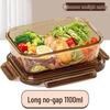 Стеклянный контейнер для хранения продуктов с крышкой, безопасный для использования в микроволновой печи