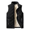 Men's Lambswool Casual Fleece Vest - Thick, Cold-Resistant Sleeveless Jacket for Autumn-Winter (Middle-Aged & Elderly)
