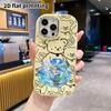 Phone Case: 2D flat design suitable for iPhone 18 17 16 15 14 13 Pro protective case, couple style, water element spirit, Christmas and Halloween gift