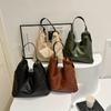 Vintage Fashion Large Tote Bag For Women 2023 New Retro Style Commute Handbag