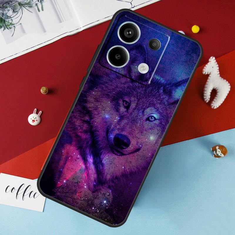 Чехол 'Животное Волк Галактика' для Xiaomi Redmi Note 14 13 Pro 12 11 10 15 Pro Plus Redmi 15 10C 12C 13C 14C 15C
