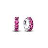 Серьги-кольца Pandora розовые 293851C02