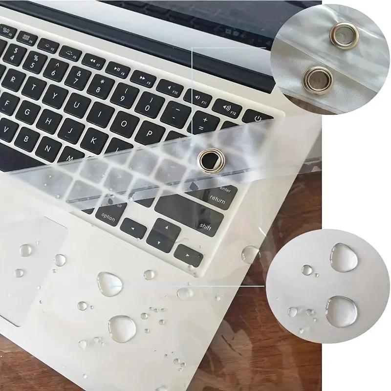 1 шт. Прозрачная шторка для душа с металлическими люверсами и утяжеляющими магнитами, Легко протирается, Устойчива к плесени, Подходит для ванной комнаты