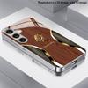 2D чехол для телефона с рисунком головы дракона для Samsung S26 S25 S24 S23 S22 S21 S20 A56 A36 A16 Электрооцинкованный стеклянный защитный чехол