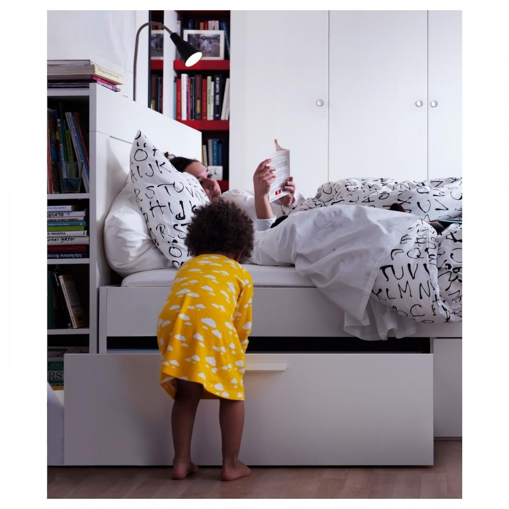 IKEA КВАРТ лампа для чтения черная