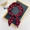 New Scarves Silk Scarves Women'S Spring And Autumn Season Long Decorative Professional Scarves Summer Thin Styles Paired With Shirts Stylish