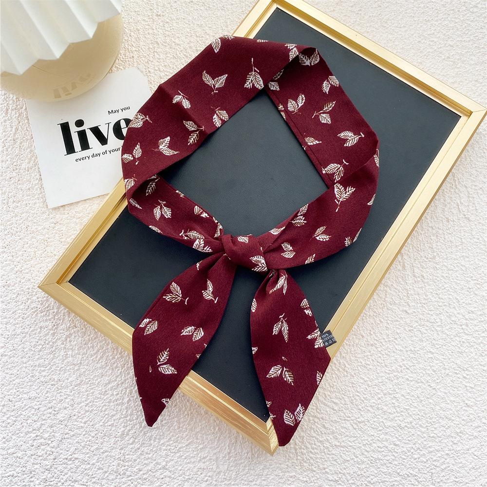 New Scarves Silk Scarves Women'S Spring And Autumn Season Long Decorative Professional Scarves Summer Thin Styles Paired With Shirts Stylish