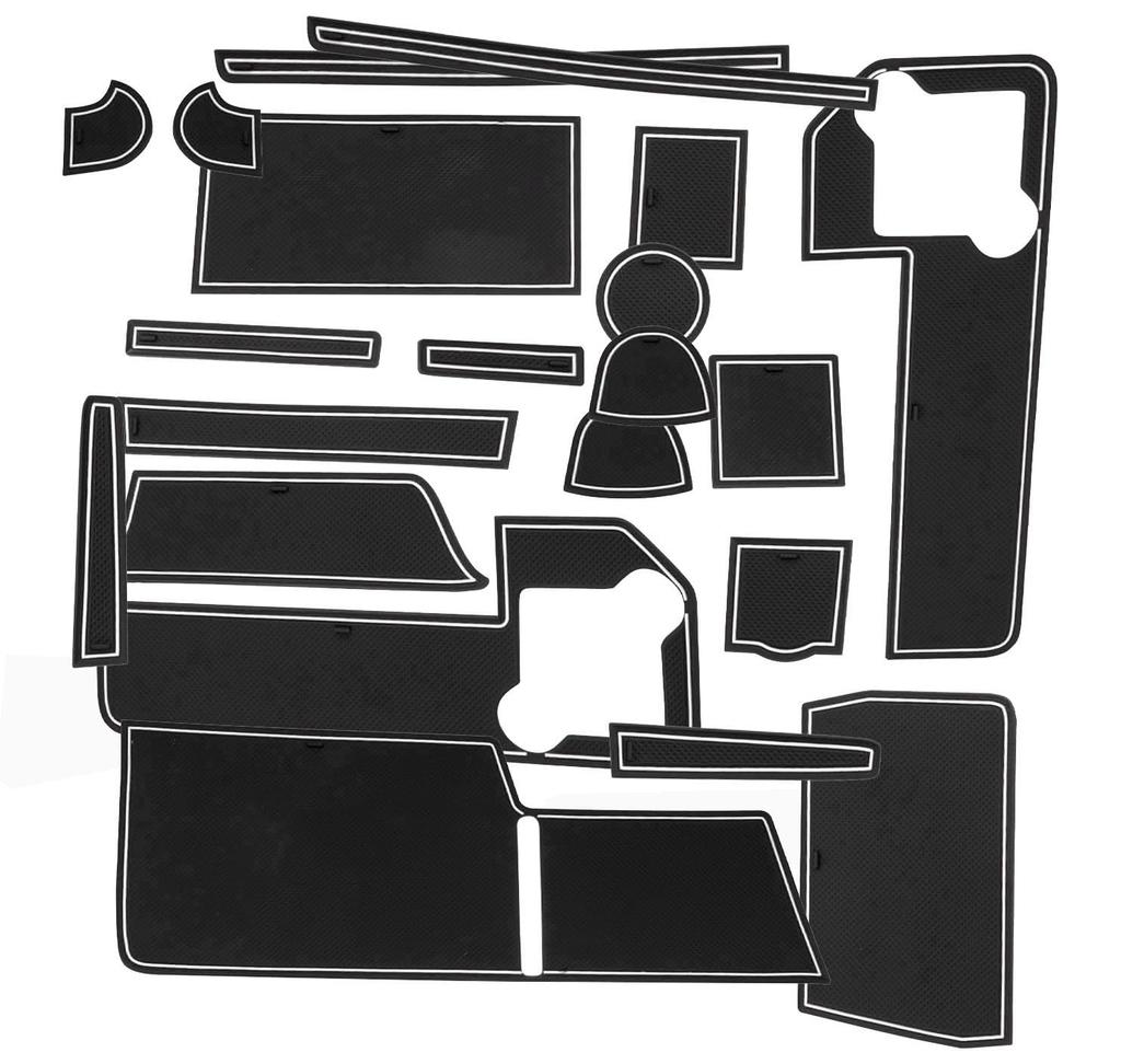 BIXUAN Pocket Mats for Suzuki Spacia Custom Spacia MK54S Console Spacia Custom MK94S Rubber MK94S Door Pocket MK54S Spacia Tray Mat MK54S/94S/Spacia