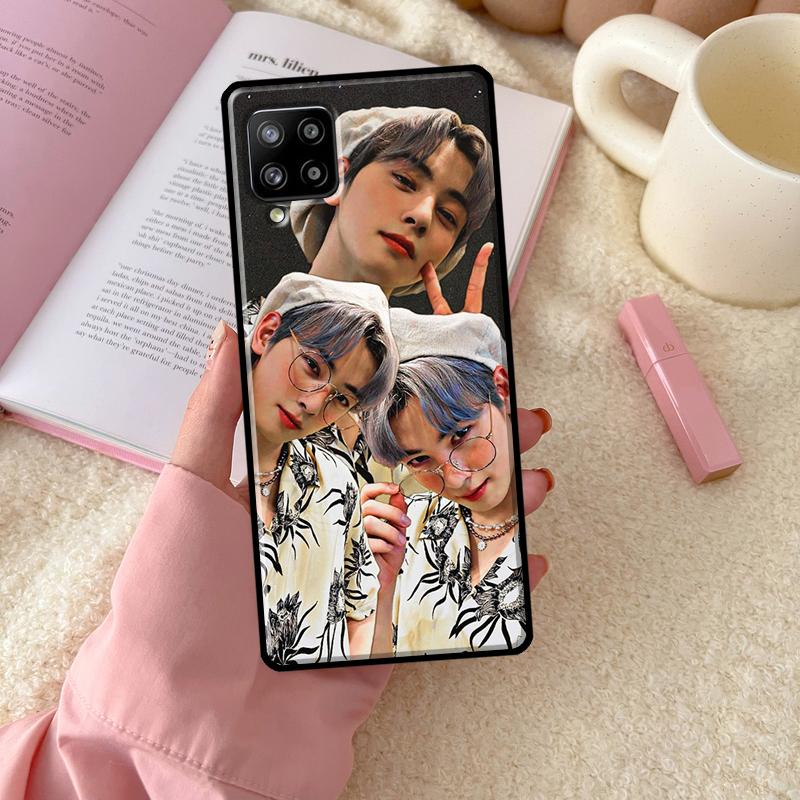 Cha Eun Woo Korean actor singer For Samsung Galaxy A54 A34 A14 A13 A52 A32 A12 A22 A72 A52S A33 A53 A73 A71 A51 Phone Case