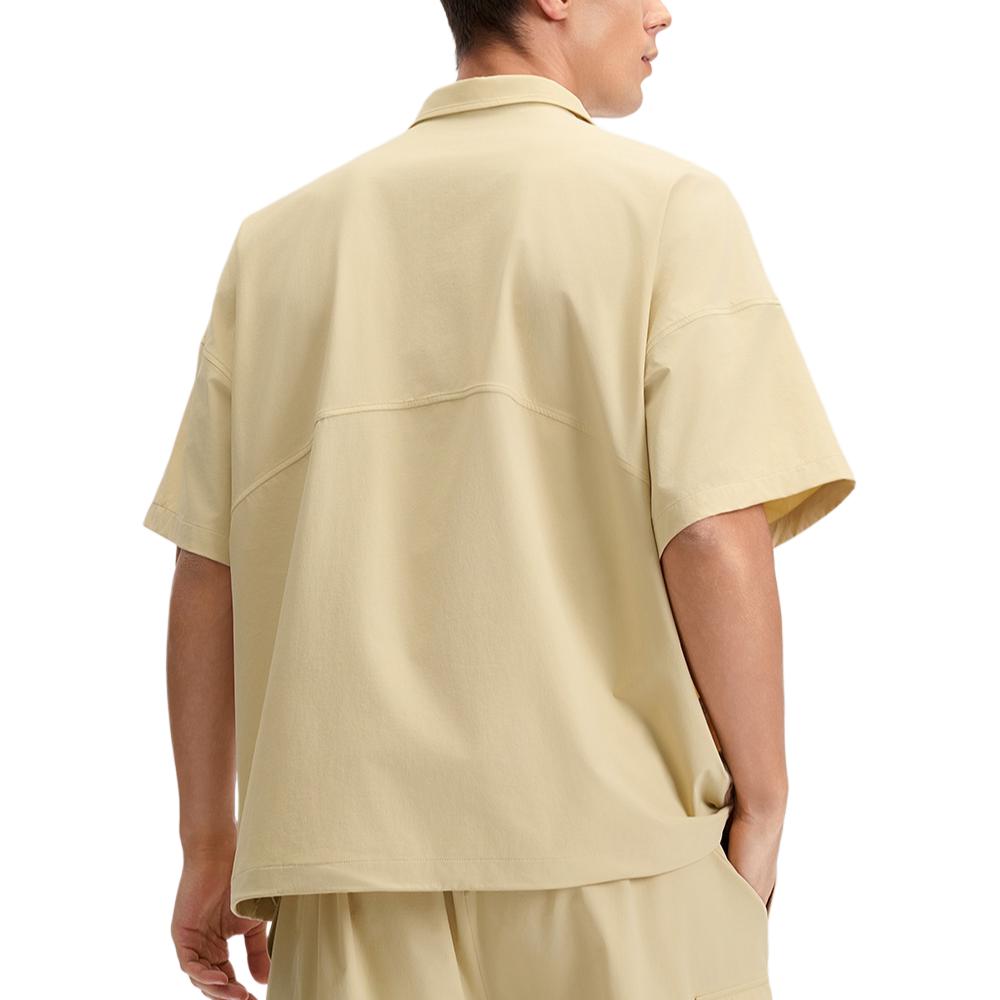 FILA Fitness Polo Shirt Men's Distant Mountain Yellow A51M521101F-YE