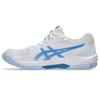 Кроссовки для зала 4 1072A106 102 см E [Asics] GEL-TASK Женские (Белый/Голубой берег) +25,5