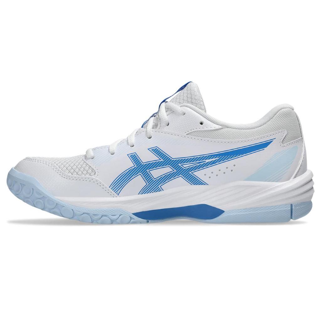Кроссовки для зала 4 1072A106 102 см E [Asics] GEL-TASK Женские (Белый/Голубой берег) +25,5