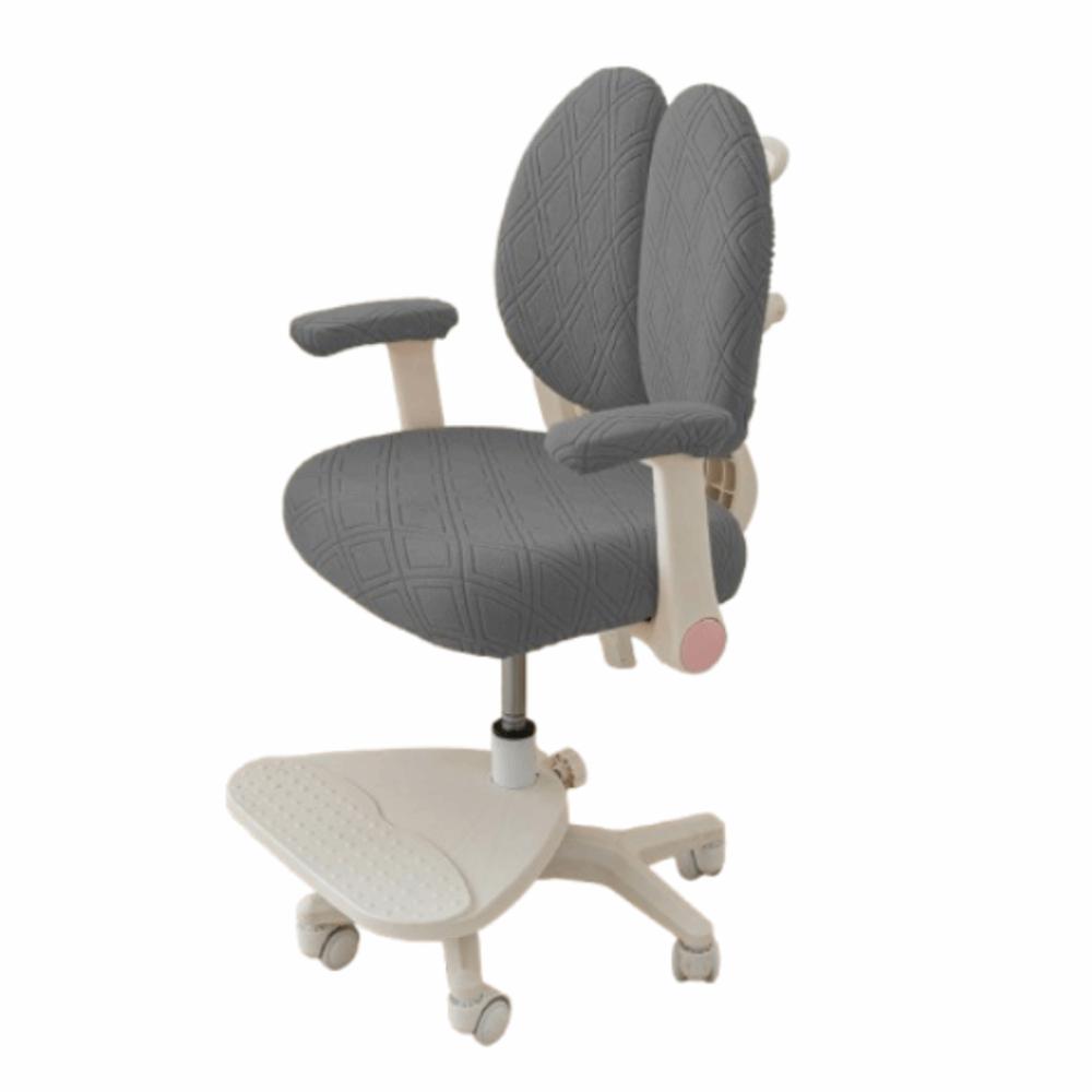 Водонепроницаемая вращающаяся накидка на стул Эластичная Защитная от грязи Накидка на детский стул Двойная спинка Дышащая Эластичная Защита сиденья