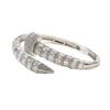 New High-end Super Flash Zircon Nail Bracelet Round Open Bracelet Couple Hand Jewelry