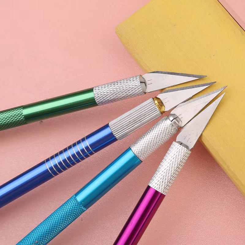 17 шт. лезвий для ножей Precision Craft Knife Set, для DIY Artwork, Cutting, Models, Scrapbook Leather Carving Tool Carving Knife