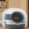 Cat Litter Box Enclosed Odor Control Folding Pet Toilet With Scoop And Lid High Sided Litter Box For Pets Indoor Home Corner