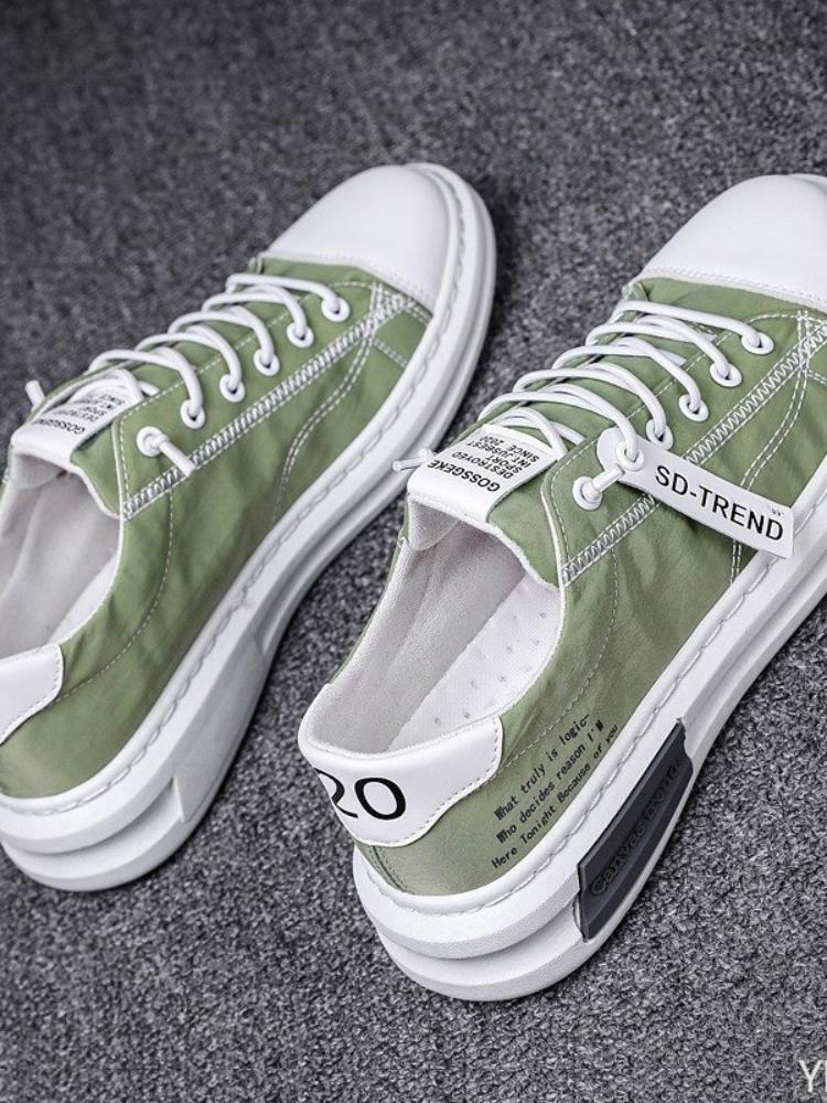 Fashion New Arrival Canvas Shoes Summer Breathable Comfortable Men Sneakers Casual Walking Flats Lace-up Fashion Man Vulcanized Shoes