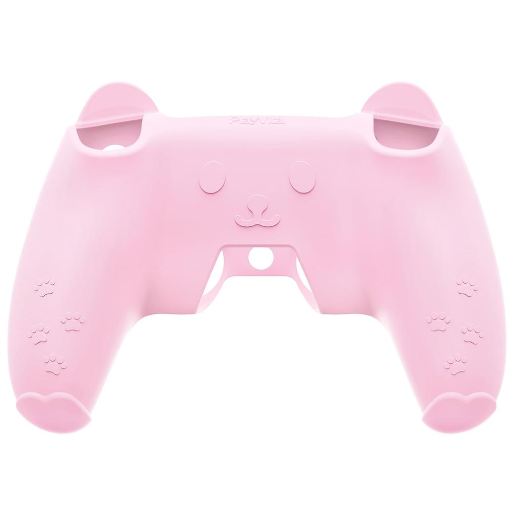 Силиконовый чехол, совместимый с PlayVital ps5, совместимый с зарядной станцией, с чехлом в виде милого медвежонка, колпачок для джойстика, наклейка на сенсорную панель