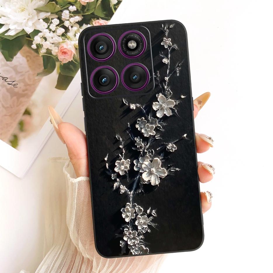 Для Motorola Edge 60 Fusion Чехол Edge60 S Роскошный Конфетный Расписной Чехол Мягкий Силиконовый Чехол Для Motorola Edge 60 Pro Edge60 5G Корпус