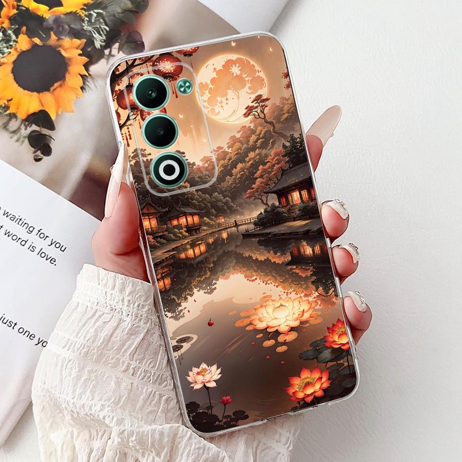 For Oppo A5 5G 2025 Case CPH2735 Luxury Fashion Painted Cover Soft Slim Phone Case For Oppo A5 Pro CPH2695 OppoA5 A5Pro 5G Shell