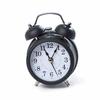 3 Inch Twin Bell Alarm Clock Modern Metal Mechanical Bedside Ringing Alarm Clock Battery Operated
