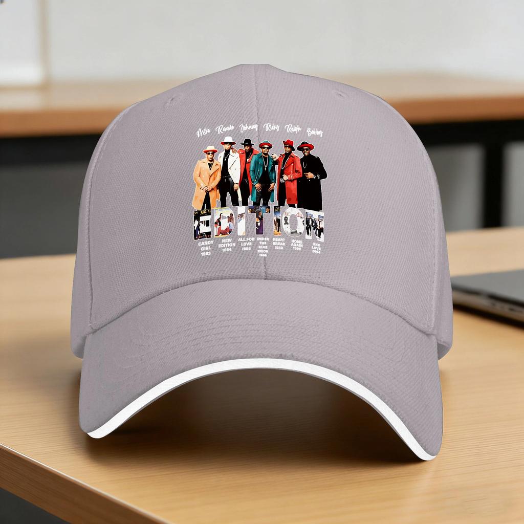 Jodeci NEW EDITION Casual Baseball Cap Tennis Skate Trucker Hat Spring Sun Visor Unisex Adult Vintage Baseball Caps