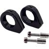 Riloer Motorcycle Fork Indicator Brackets, Aluminum Motorcycle Turn Signal Mount Brackets Turn Signal Light Indicator Bracket Clamps, Motorbike Fork