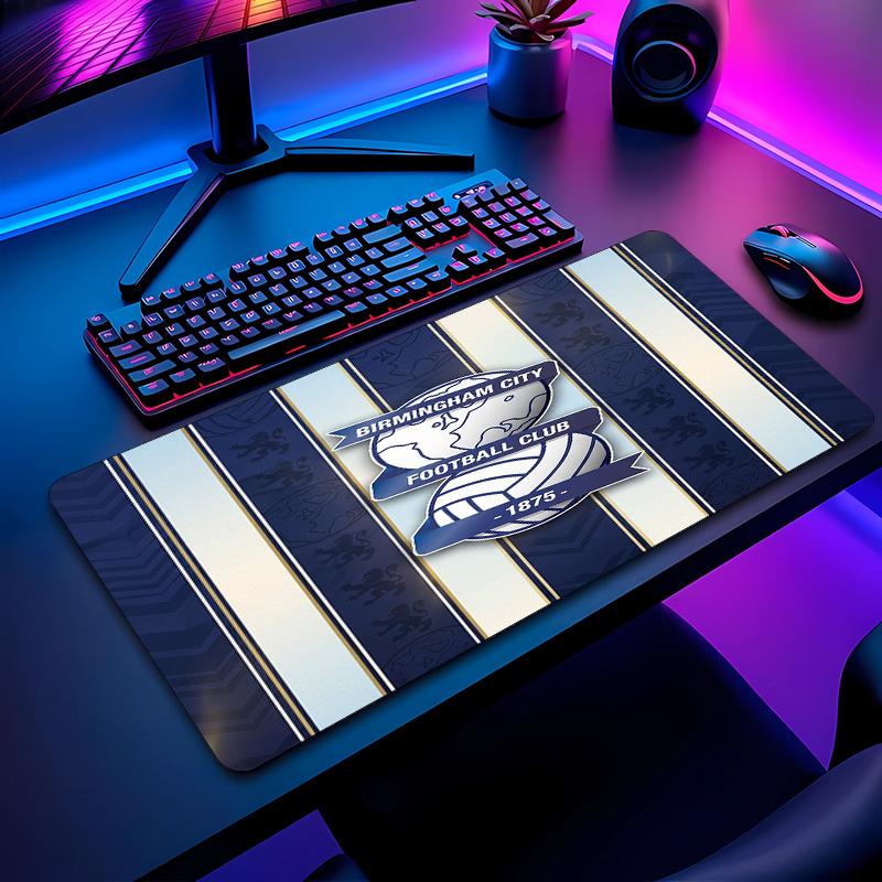 Birmingham City Football Pattern Mouse Pad Non?Slip Rubber Base Gaming Mousepad For Desk Office Home