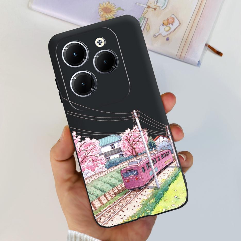 Чехол для Infinix Hot 40 Pro X6837 Милый Модный Чехол Мягкий Силиконовый Чехол для Телефона Для Infinix Hot 40i Hot40 Pro Hot40i Чехлы Бампер
