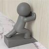 Funny Cartoon Decorative Door Stop Non-slip Action Figure Door Stopper No Drilling Anti Collision Door Bumper for Home&Bedroom