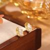 925 Sterling Silver Fashionable Geometric Rectangular Zircon Stud Earrings Classic Party Charm Silver Jewelry For Women Gifts