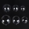 10PCS Versatile Transparent Acrylic Open Balls for Holiday Crafts and DIY